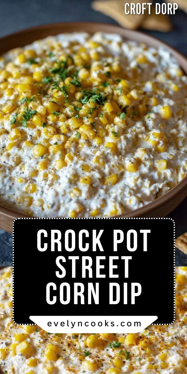 Crockpot Street Corn Dip for Creamy, Cheesy Snacking save this recipe
