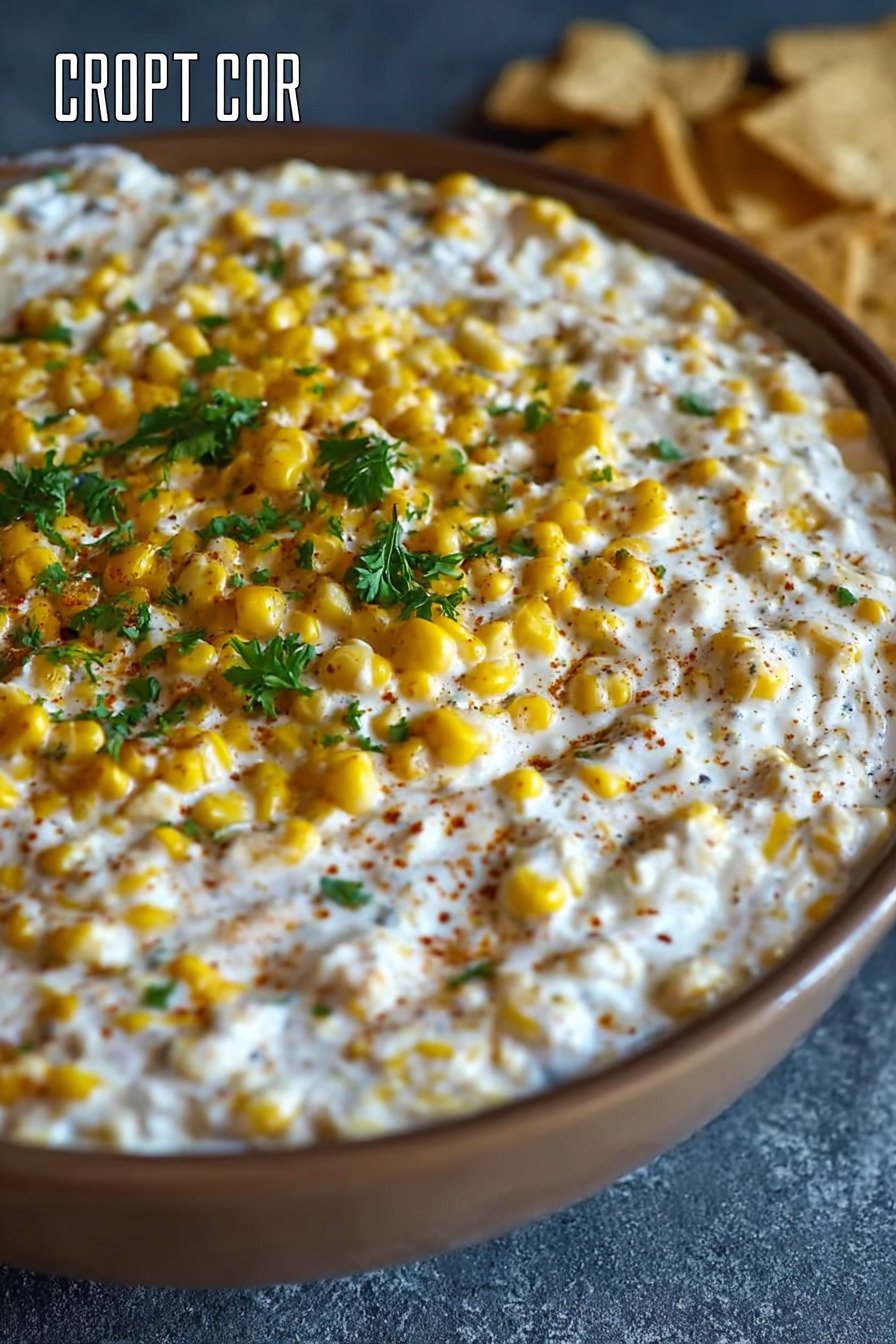 Crockpot Street Corn Dip for Creamy, Cheesy Snacking final result