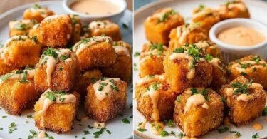 Crispy Bang Bang Salmon Bites recipe photo