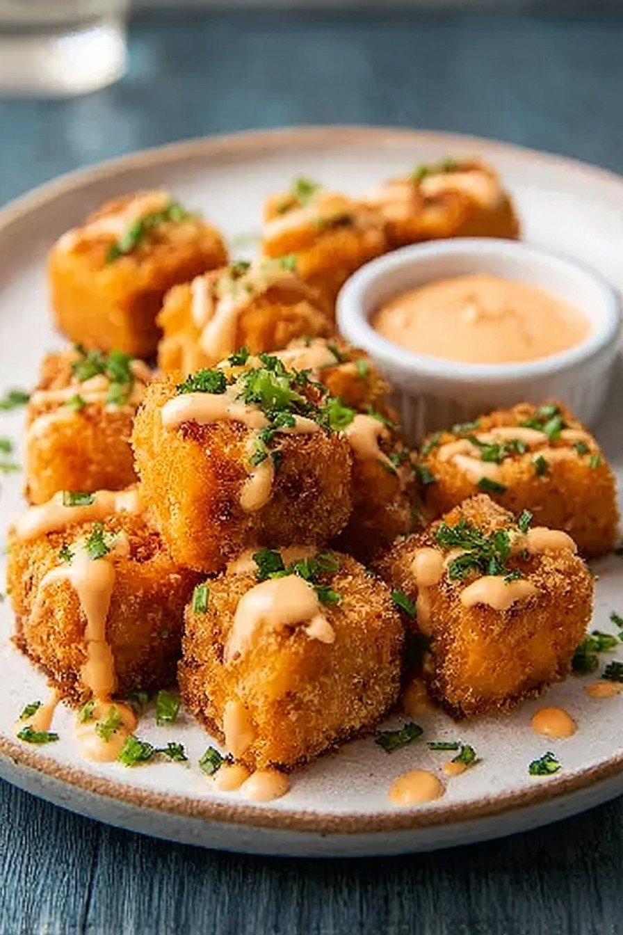 Crispy Bang Bang Salmon Bites recipe tips