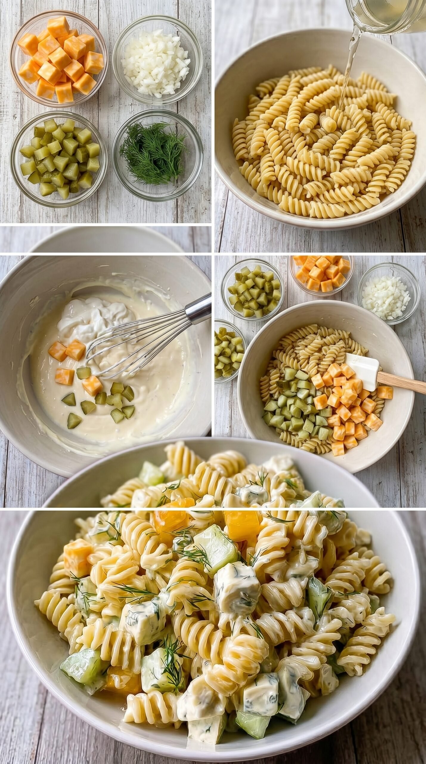Irresistible Simple Dill Pickle Pasta Salad for Summer Fun recipe instructions