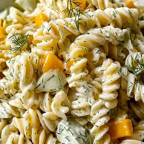 Irresistible Simple Dill Pickle Pasta Salad for Summer Fun extra recipe photo