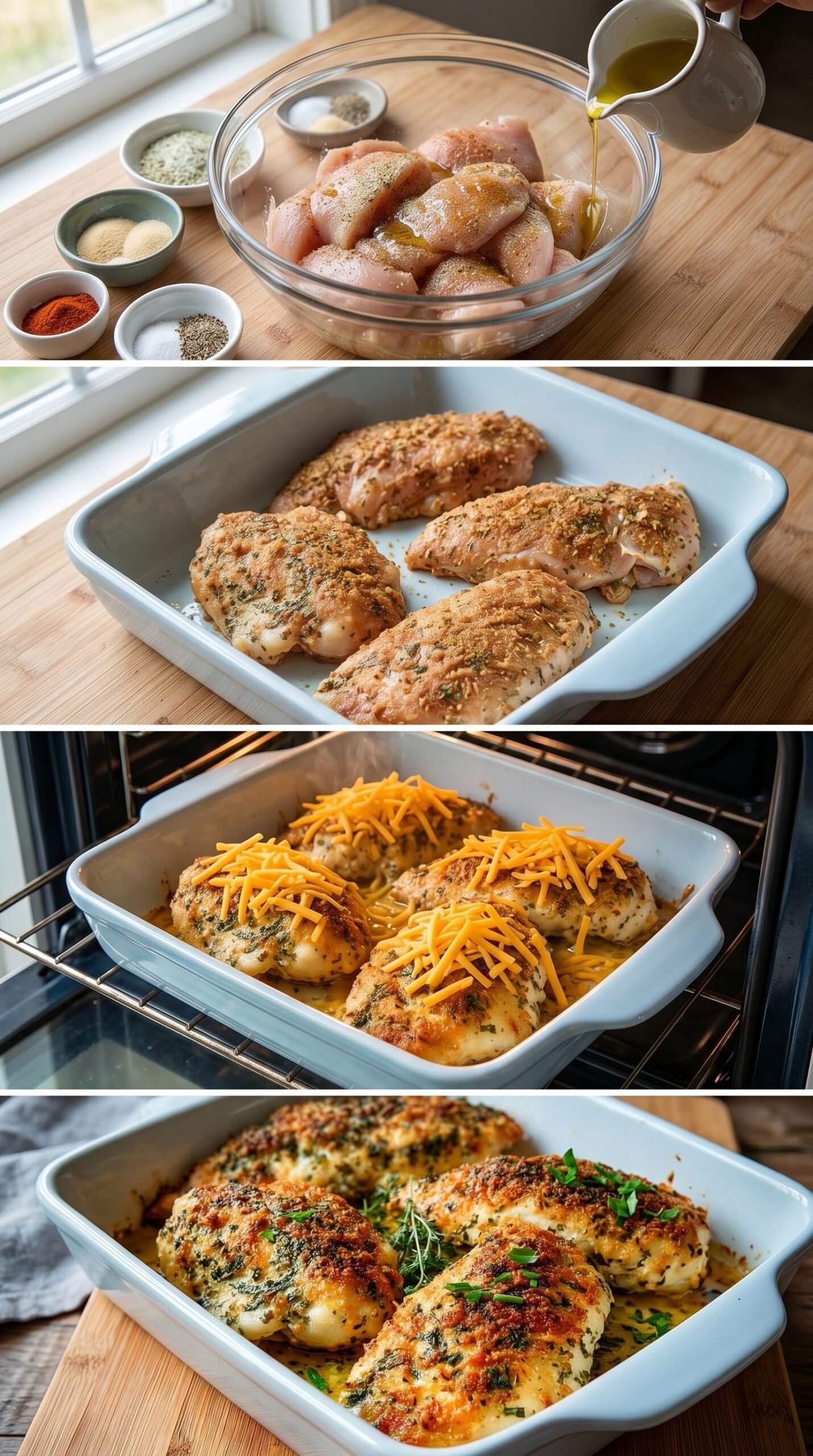 Baked Ranch Chicken for Juicy Oven Dinner recipe instructions