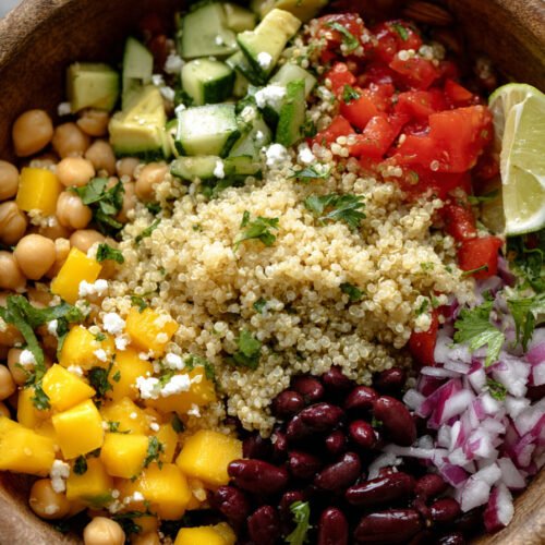 High-Protein Mediterranean Quinoa Salad extra recipe photo