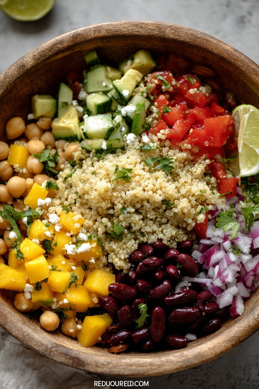 High-Protein Mediterranean Quinoa Salad extra recipe photo
