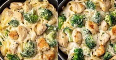 One Pot Chicken Broccoli Alfredo (Easy & Creamy) recipe photo